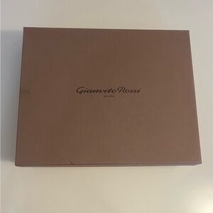 🗽Gianvito Rossi Brown Storage Box, Shoebox. Good Condition